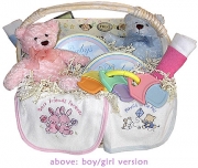 Welcome Twins Baby Gift Basket
