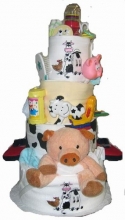 Barnyard Diaper Cake