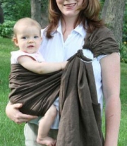 Chocolate Mist Hemp Baby Sling